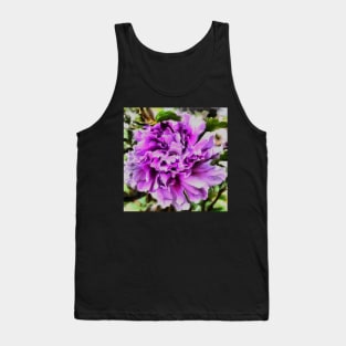 Stocksom Textured Hybiscus Tank Top